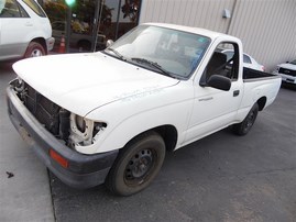 1996 TOYOTA TACOMA STANDARD CAB WHITE 2.4 AT 2WD Z19845